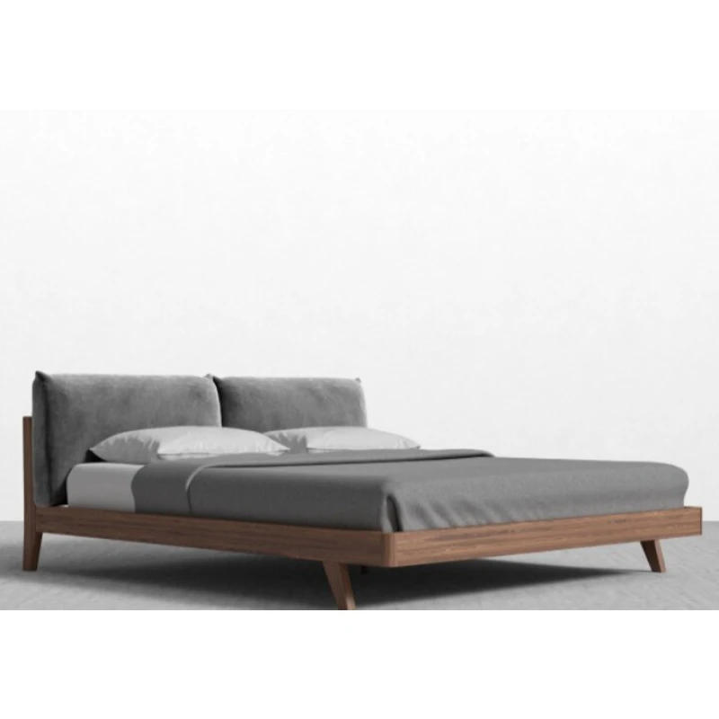 ZETTA – Dark Grey Low Height king Size Bed image 2
