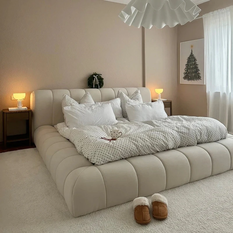 VELTO – Light Beige King Size Bubble Bed image 1