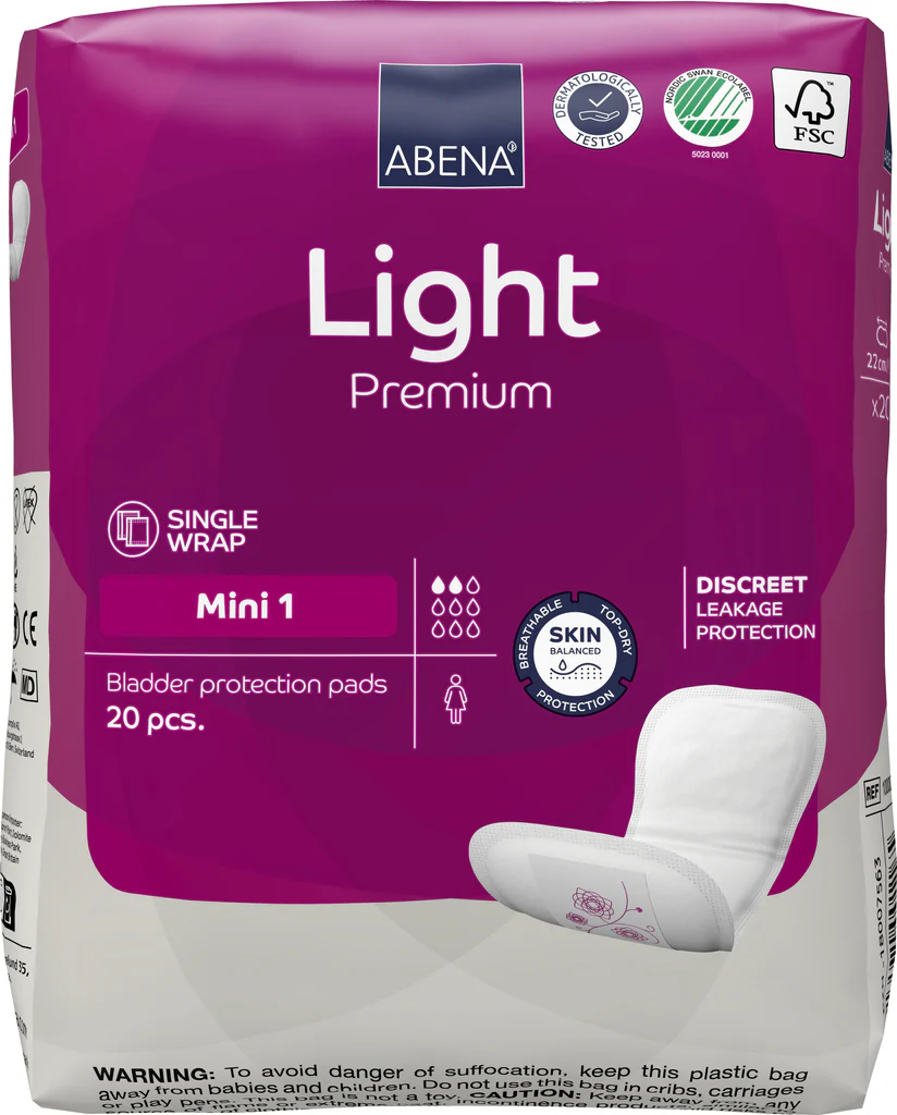 Abena Light MINI 3-in-1 Pads 20 Pcs. image 1