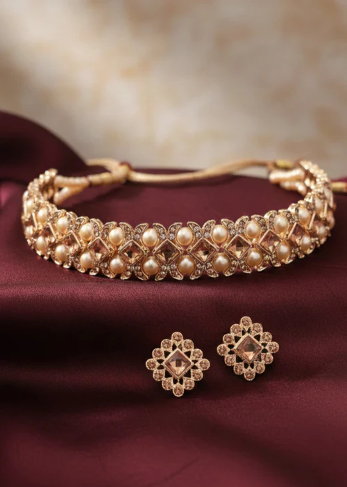 Unique Choker with Earrings image 1