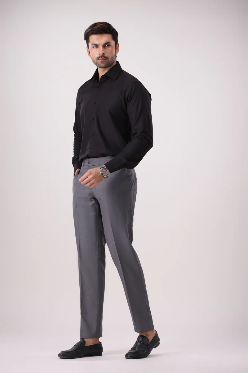 FORMAL DARK COAL DRESS SHIRT image 1