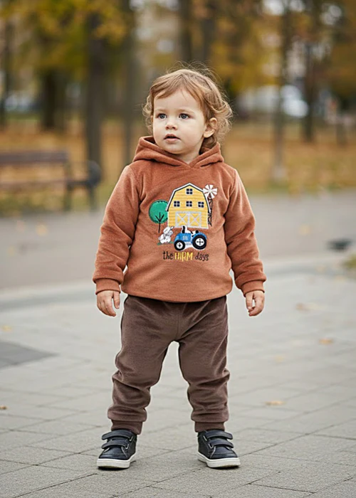 BROWN NEW BORN SUIT image 1