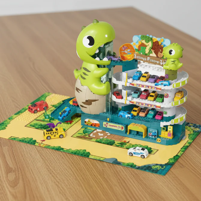 Dinosaur Parking Lot with Light & Sound image 1