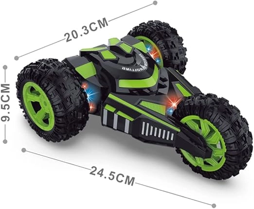 RC 3 x Tires Stunt Car with Flashing Lights image 1